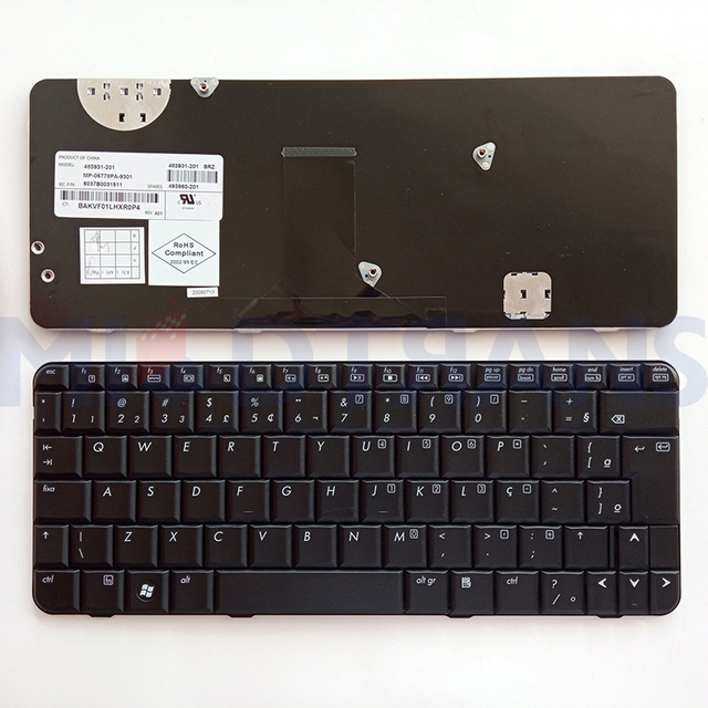Nuevo teclado de laptop BR/PO para HP CQ20 2230 2230s
