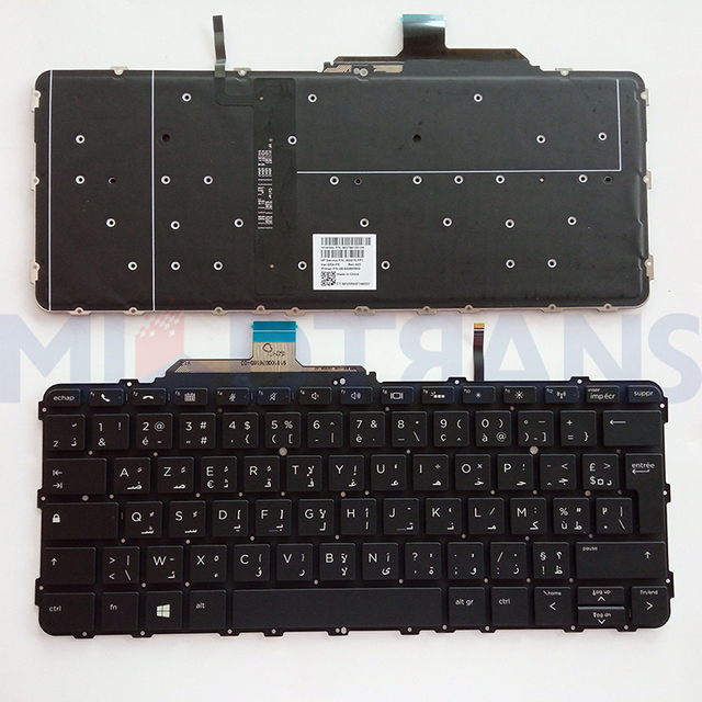 SP/LA/AR/BR/PO/EE. UU. Nuevo para el teclado de retroiluminación de la computadora portátil HP Folio G1