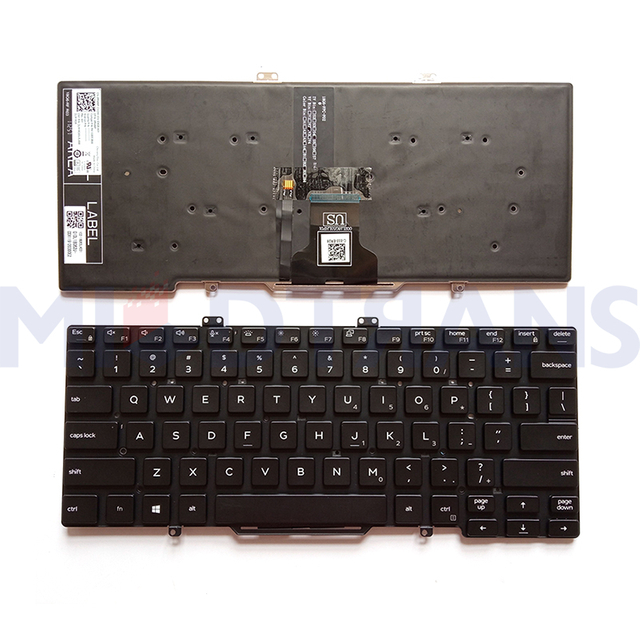 NUEVO EE. UU. Para Dell Latitude 7400 E7400 L3400 5400 Reemplazo de teclado de retroceso de la computadora portátil