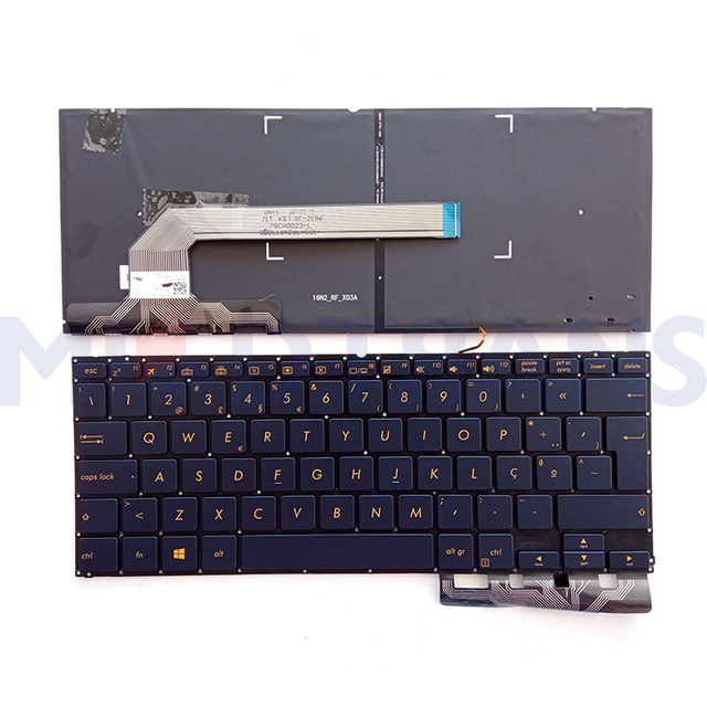 PO Backlight Keyboard para Asus Zenbook UX370UAF Q325UA UX370U UX370UA UX370 UAR