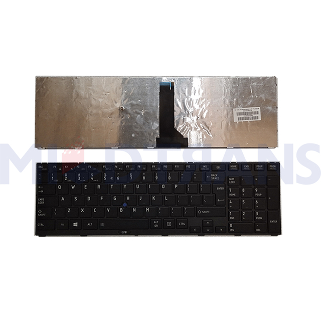Nuevo teclado de interfaz de usuario para Toshiba para TECRA R850 R950 R960 Reemplace el teclado de la computadora portátil