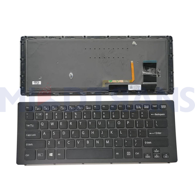US para Sony Vaio SVF 15N SVF15N SVF15N100C SVF15N14CXB SVF15N14CXS Diseño del teclado de la computadora
