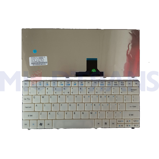 Nuevo teclado de laptop de EE. UU. Para Acer Aspire One 751 ZA3 752 753 722 721 1410