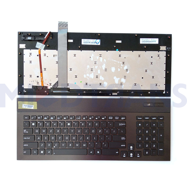 NUEVO teclado de EE. UU. Para la computadora portátil ASUS G74 G74S G74SX Series con retroiluminación
