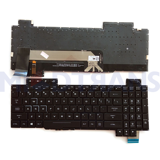 Teclado de EE. UU. Para Asus Rog Strix Scar GL503VD GL503VM GL503GE GL703GE GL703VD GL703VM