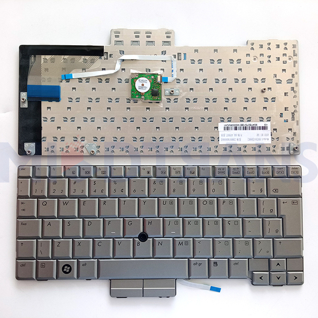 Hot Sale BR Keyboard para HP 2710 2710p 2730 V070130BK1 90.4R807.S0E 454696-071