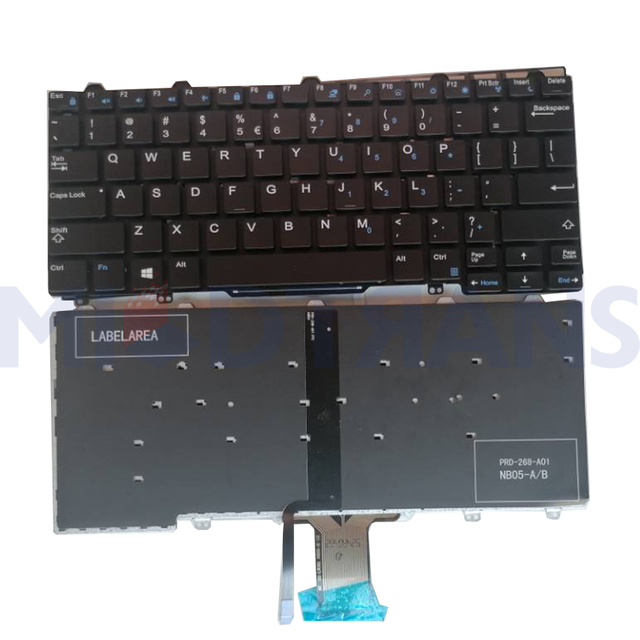 Nuevo EE. UU. Para Dell Latitude 7280 7380 E5250 E7270 E5270 E7250 3150 3160 3165 Teclado retroiluminado