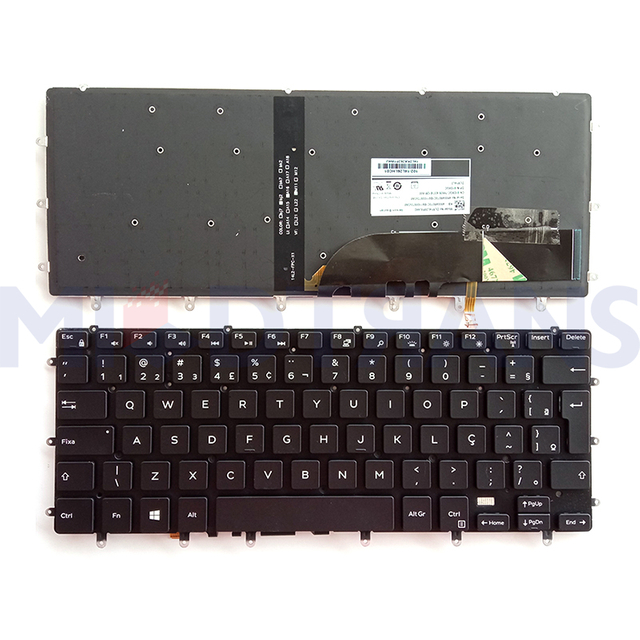 Nuevo teclado BR para Dell XPS 15 9550 9560 teclado portátil