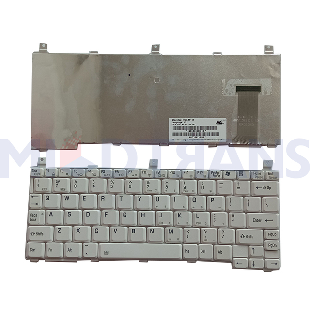 Teclado para Toshiba R150 R200 PR200 M300 M500 SS1600 Diseño de EE. UU.