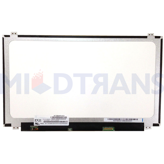 Pantalla de laptop 15.6 delgada 30pin 15.6 pulgadas NT156WHM-N12 B156XTN04.0 LTN156AT39 NT156WHM-N42 B156XW04 V.7