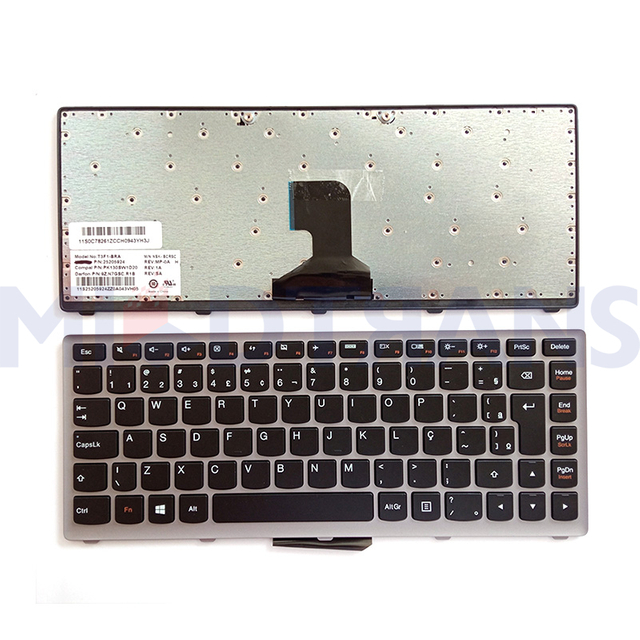Nuevo BR para el teclado de la computadora portátil Lenovo Z400
