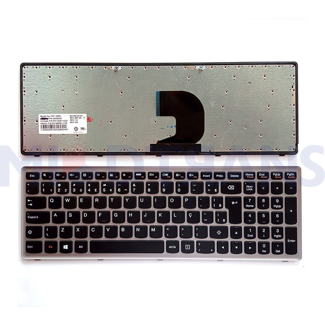 Nuevo BR para el teclado de la computadora portátil Lenovo Z500