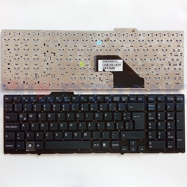 LA para Sony VAIO VPC-F11 VPC-F12 VPC-F13 F136 F138 F117 F170 F119 Teclado portátil