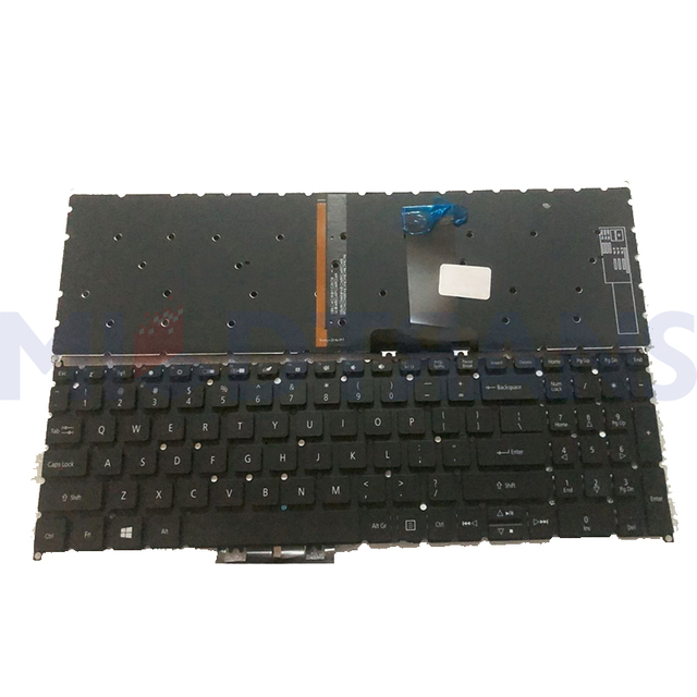 Nuevo US para Acer Nitro NP515-51 N17W1 Spin 5 SP515-51 SP515-51N SP515-51GN Teclado para computadora portátil