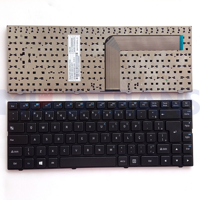 BR Keyboard para HASEE Q500 Q231S Q233 F232 F233 F520 F1400 F1500 D1