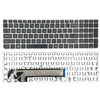 Teclado para computadora portátil de EE. UU. Para teclado en inglés HP 4530 con marco Slive