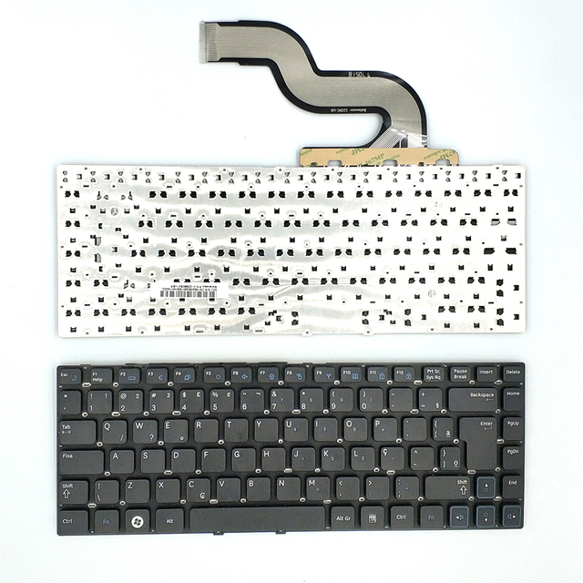 BR Diseño del teclado portátil para la computadora portátil para Samsung RV411
