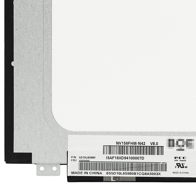 Matriz de pantalla LCD para computadora portátil para 15.6 "1920x1080 30 pines EDP Slim 60HZ Glave IPS NV156FHM-N32
