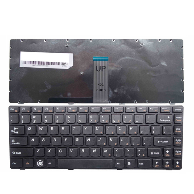 Para Lenovo Laptop Keyboard G480 Reemplazo de teclado con diseño en inglés de EE. UU.