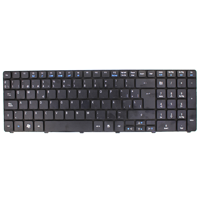 Teclado de ordenador portátil SP español para Acer Aspire 5733 5733Z 5250 5340 5349 5360 5750ZG 5800 5810 5741Z 5742 5560G 5551 5552 teclado