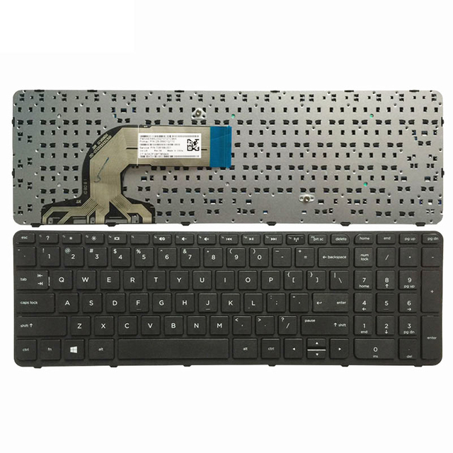 Venta al por mayor Nuevo teclado de diseño de EE. UU. Para HP 15-E Notebook Laptop Keyboard Replacement Black