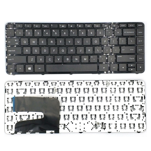 Precio de fábrica Teclado de diseño de EE. UU. Para HP 14-E US Notebook Teclado de computadora portátil Pares de repuesto con marco