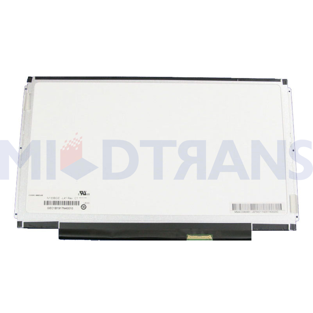 N133BGE-L41 N133BGE L41 HD TN LCD Pantalla de laptop Pantalla de 13.3 pulgadas delgadas 40pins LVD con seis agujeros derecho