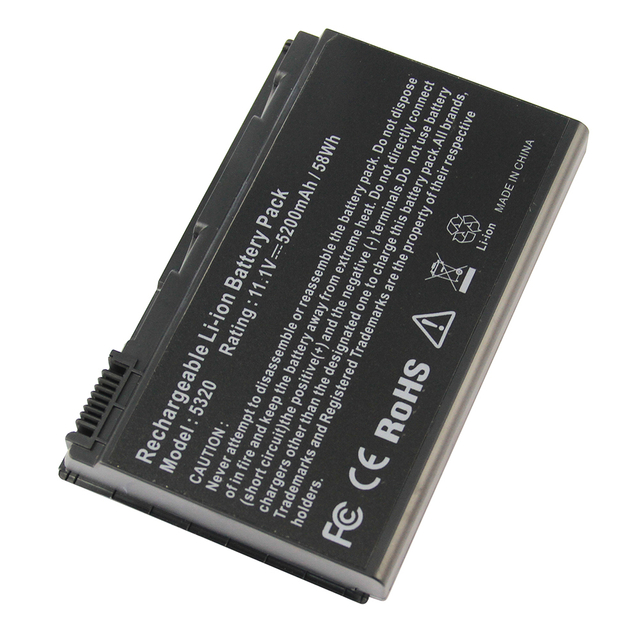 Para Acer TravelMate 5220 5230 5320 11.1V 5200mAh Batería de laptop 