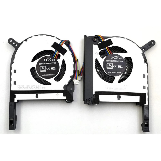 Para ASUS TUF Gaming FX505 FX505GE FX505GM FX705 FX705GE FX705GE-WHBA4 FX705GM FX705GM-NH74 CPU y GPU Fambre de enfriamiento