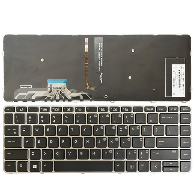 Nuevo teclado para computadora portátil de EE. UU. Para HP ELIteBook FOLIO 1040 G3 con marco Teclado para computadora portátil de EE. UU.