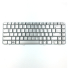 Teclado de repuesto para portátil, superventas, apto para HP DV4-1000, diseño de EE. UU., teclado plateado