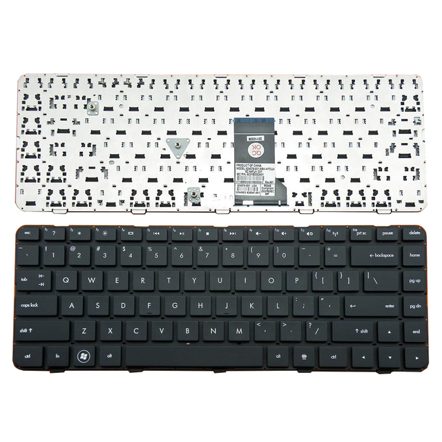 Nuevo teclado de computadora portátil para HP Pavilion DM4-1000 Diseño en inglés de EE. UU. No con marco