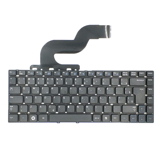 BR Diseño del teclado portátil para la computadora portátil para Samsung RV411