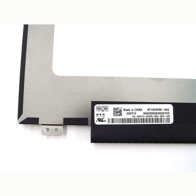 Venta al por mayor Panel de visualización de pantalla LCD LED para computadora portátil para 12.5 "HD 1366x768 40 pines 60 HZ Slim NT125WHM-N42