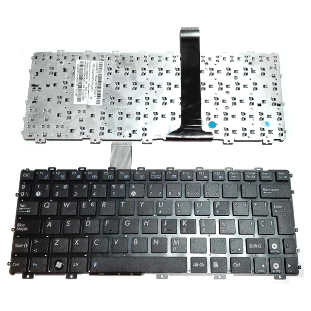 Teclado español para portátil Asus Eee PC 1015 1015B 1015BX 1015PW 1015CX 1015PD 1011 1015PX con diseño de marco SP