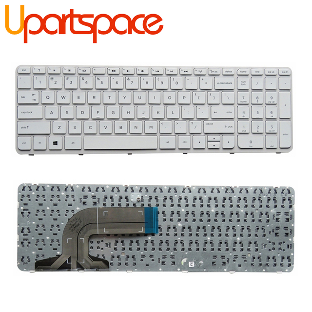 Reemplazo de teclado de EE. UU. Apto para HP 15-E Teclado de computadora portátil en inglés Blanco
