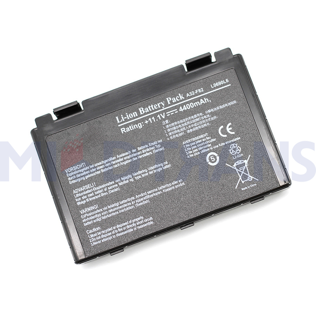 Para batería de laptop Asus K40 F82 A32 F52 K50 K60 L0690L6 A32-F82 K40IN K40AF K50IJ BATERÍA DE LA PAPTOP