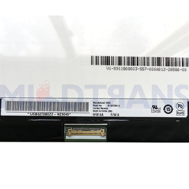 B116XTN01.0 HW5A NUEVA Pantalla LED LCD LCD de 11.6 pulgadas 30pins