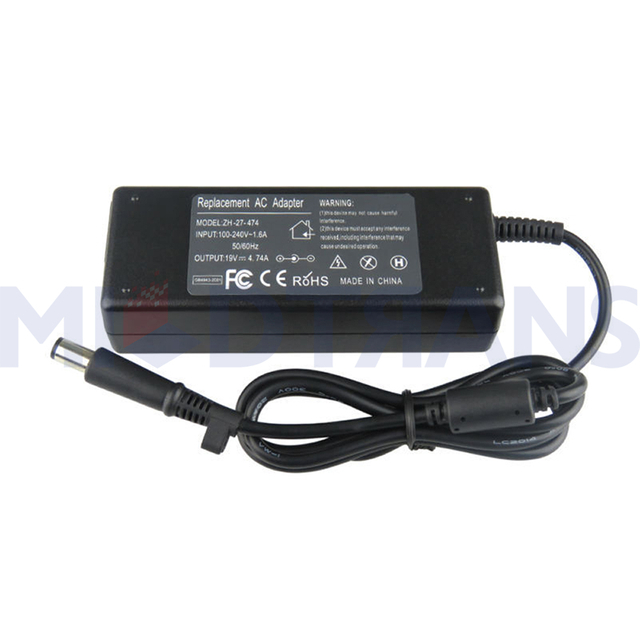 Para HP 19V 4.74a 7.4*5.0 mm 90W Adaptador de computadora portátil