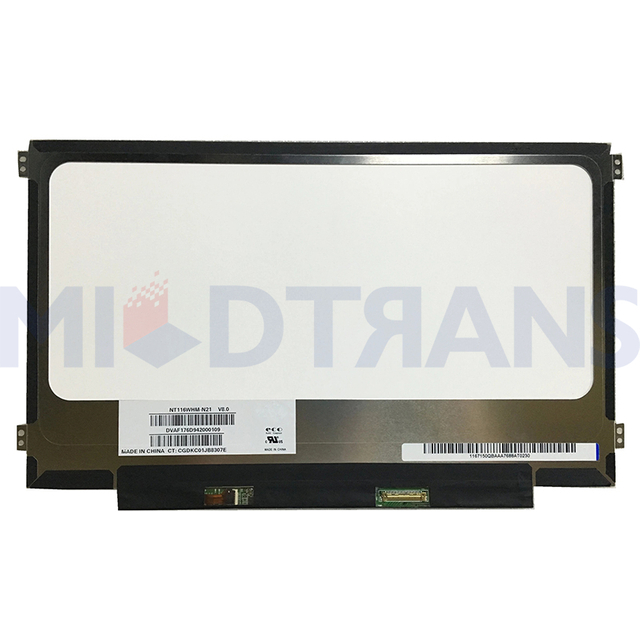 NT116WHM-N21 ​​NT1166WHM N21 Pantalla de pantalla LED de 11.6 pulgadas HD 1366x768 Matte
