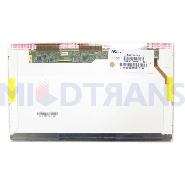 Pantalla LCD LCD de 12.5 pulgadas LTN125AT02 B125XW02 V.0 1366 * 768 LVDS 40PINS