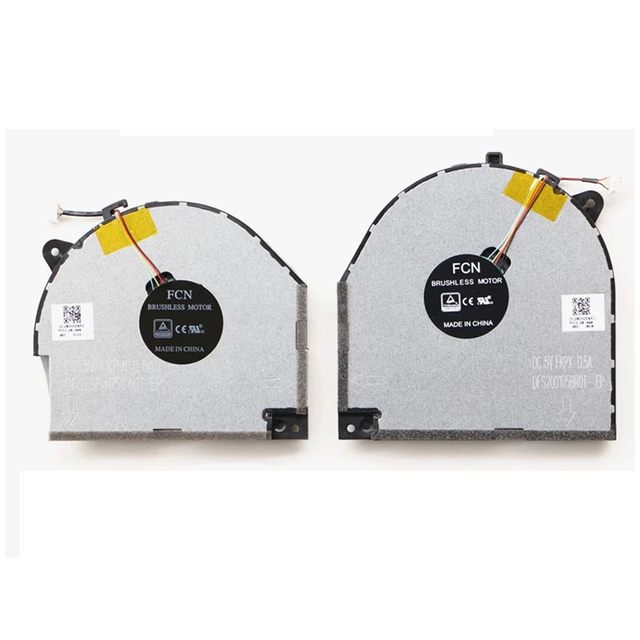 Para Lenovo Legion Y7000 Y530 Y530-15ich DFS200105BR0T CPU y ventilador de enfriamiento de la GPU