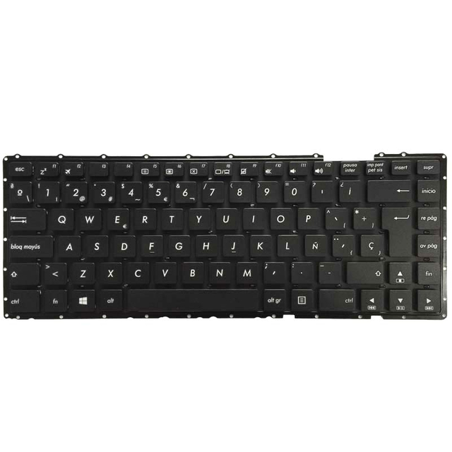 Teclado español para portátil ASUS X451V K455 W419 X403M Y483 X453M X451 X451C X451CA X451M X451MA X451MAV SP diseño de teclado