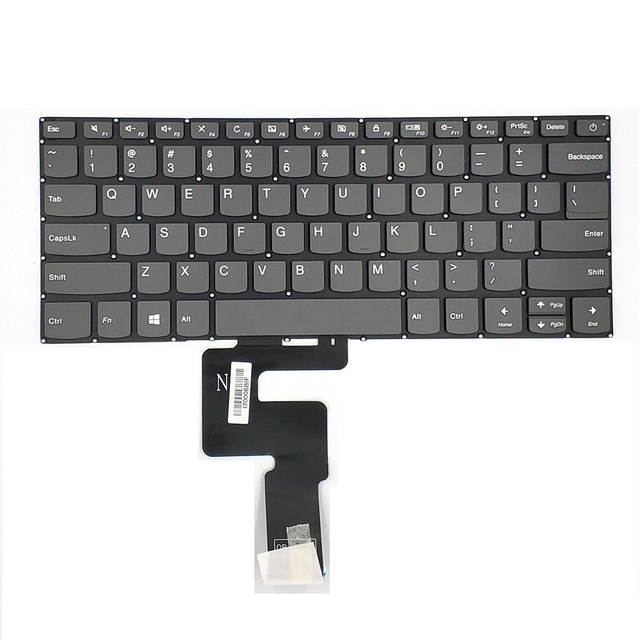 Venta al por mayor Nuevo teclado con diseño de EE. UU. Para Lenovo 320-14 IBK Notebook Teclado para computadora portátil Nuevo gris