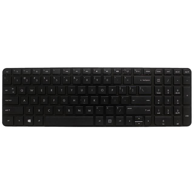 Teclado de computadora portátil en inglés para HP Pavilion G6-2000 Teclado de diseño de EE. UU. Negro
