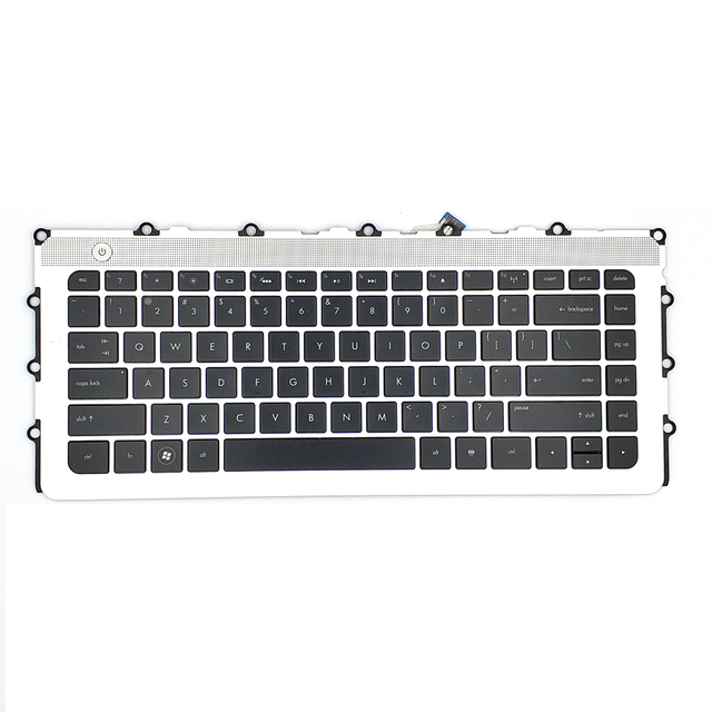 Teclado inglés para computadora portátil de EE. UU. Para HP ENVY 15-3000 con marco plateado