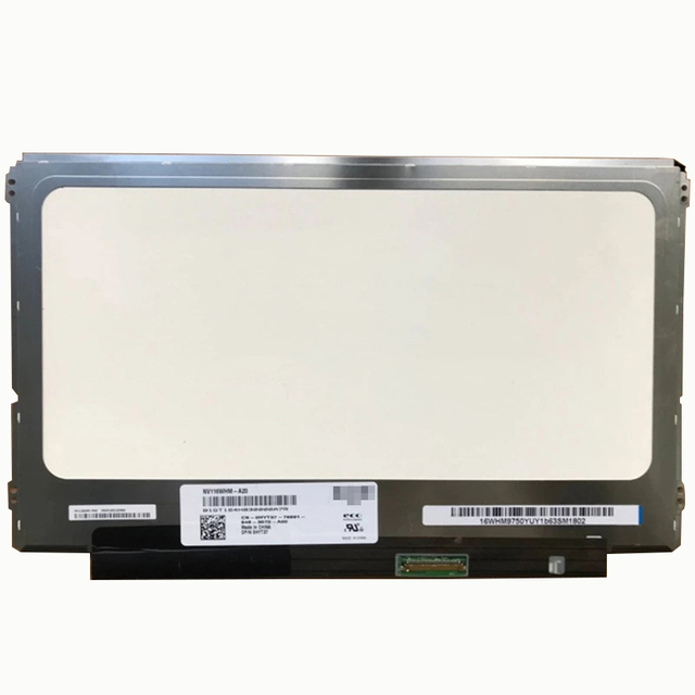 Para Dell Chromebook 11-3120 NV116WHM-A20 Pantalla LCD para computadora portátil con Touch HD 1366x768 EDP 40 Pines Panel de reemplazo