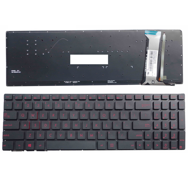 Nuevo teclado para computadora portátil de EE. UU. Para teclado Asus GL552 Diseño de EE. UU.