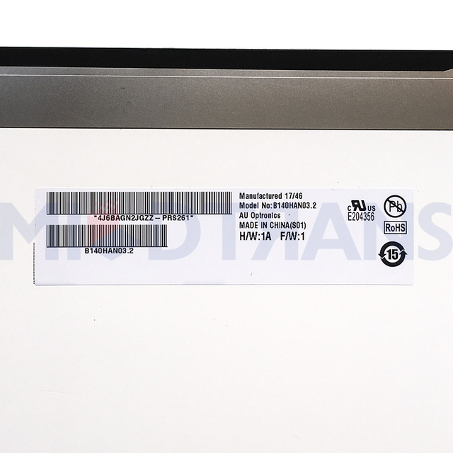 B140HAN03.2 HW0A para HP TPN-C131 14-BF009TU Pantalla de la computadora portátil 14.0 LED delgado 30 pin FHD IPS LCD Panel
