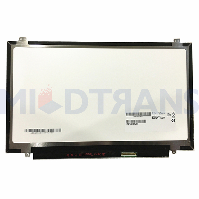 B140Qan01.1 14 "Pantalla LCD de cuaderno para HP EliteBook 840 G4 1040 G3 2560 X1440 Pantalla 40pin Slim